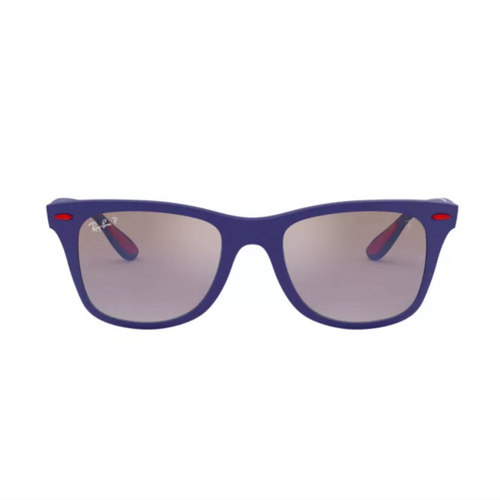 FERRARI WAYFARER LITEFORCE AZUL ESPEJADO POLARIZADO PATILLA PUNTA ROJA	4195 F604 HO PZ